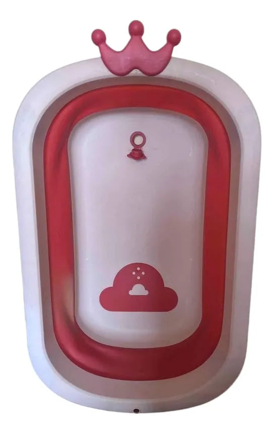 Bañera Tina Para Bebe Plegable Con Termometro Ducha Bebe Mas Color Azul Claro