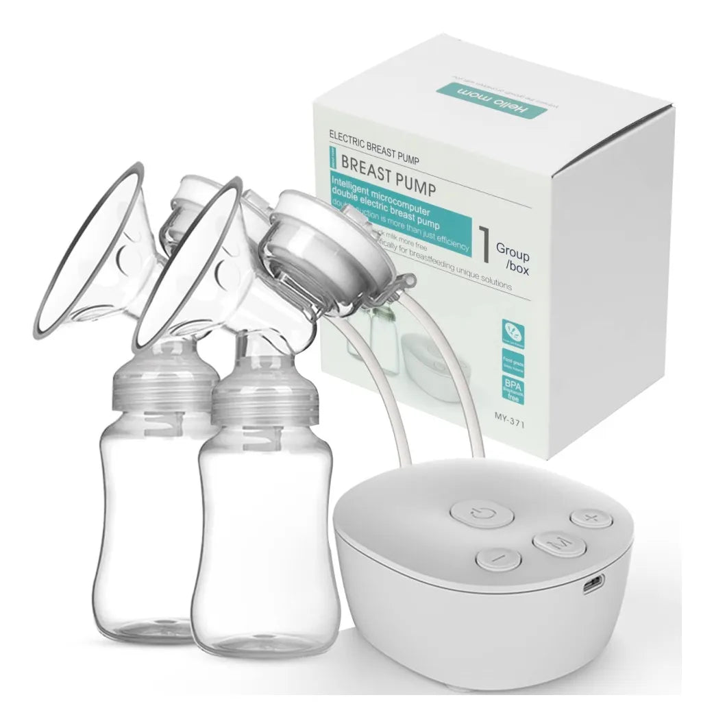 Extractor De Leche Eléctrico Doble My-371 Blanco