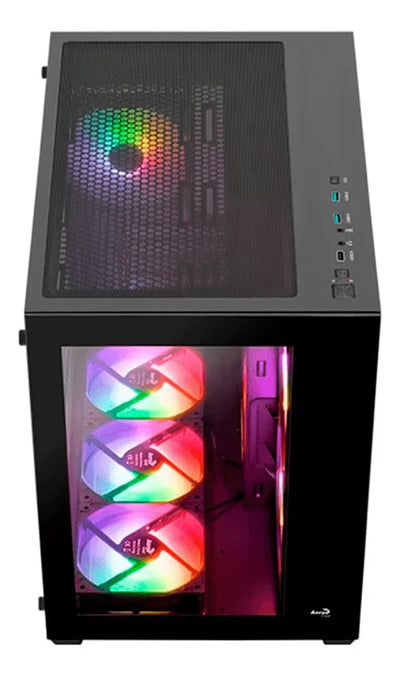 Gabiente Gamer Aerocool Dryft V2 6 Ventiladores Argb Negro