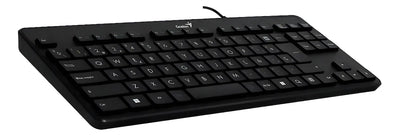 Teclado Compacto Usb Genius Luxemate 110 Español Color Del Teclado Negro