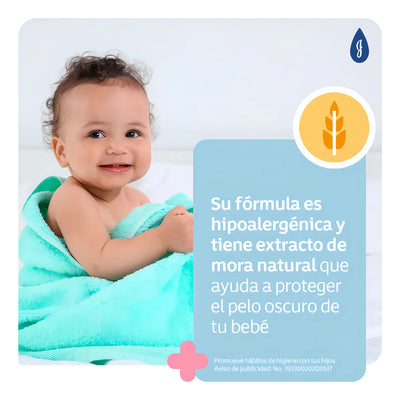 Shampoo Para Bebé Johnson's Cabello Oscuro 200 Ml