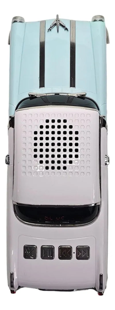 Radio Parlante Carro Ws-598 Bluetooth Fm Usb Y Manos Libres Celeste