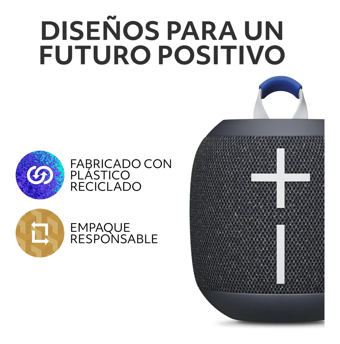 Ultimate Ears Wonderboom 4, Parlante Bluetooth Negro