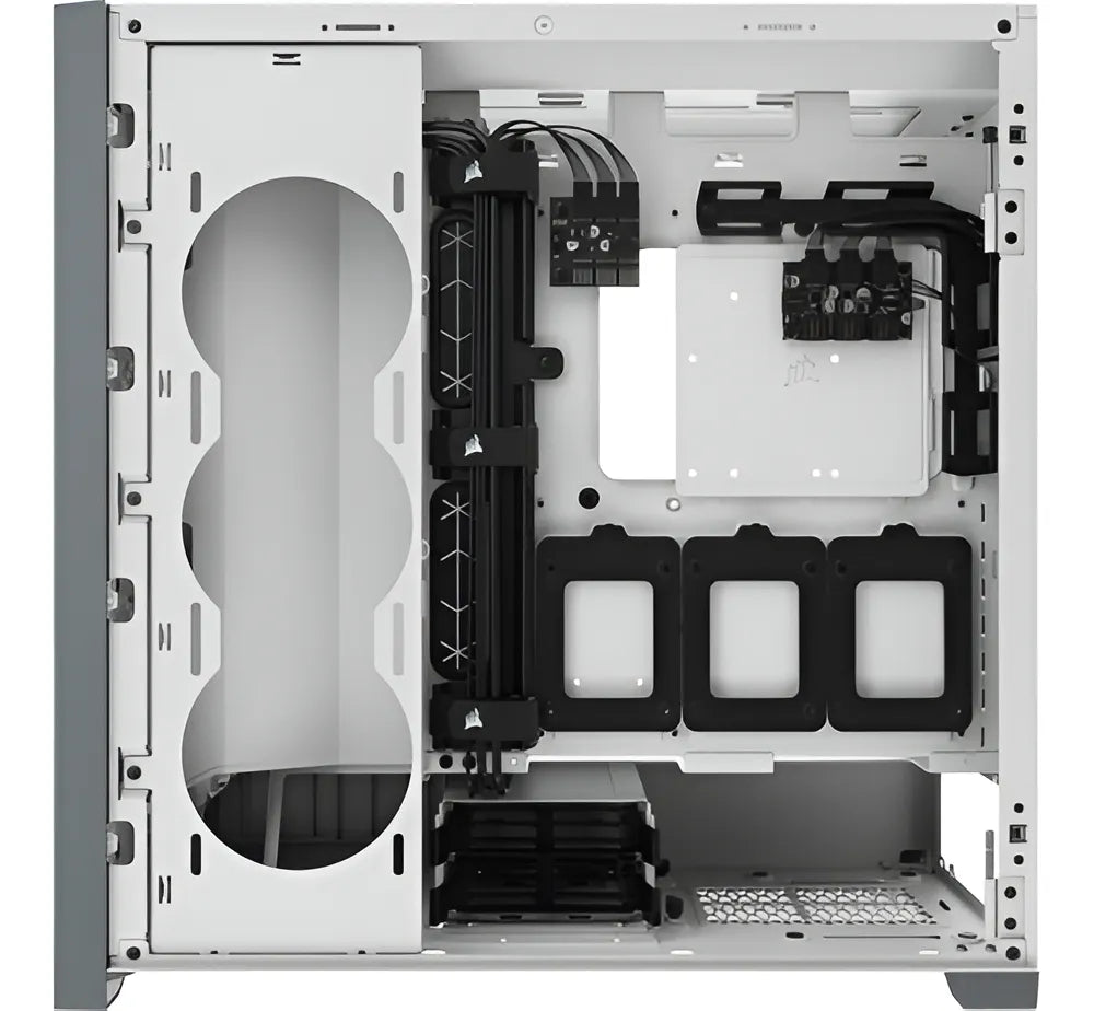 Gabinete Corsair Icue 5000x Rgb Blanco Vidrio Templado Atx