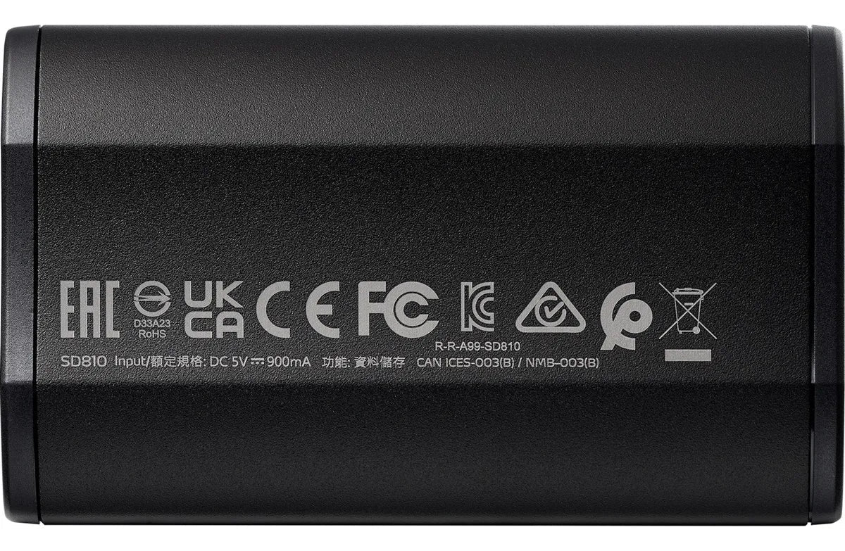 Unidad Ssd Usb-c|usb3.2 1tb Adata Sd810 Black Color Negro
