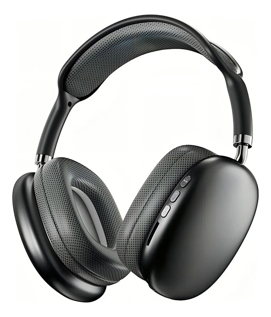 Audifonos Diadema Inalambricos Bluetooth Com Mic Ajustables JE1001 P9 color Negro