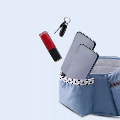 Cargador Silla Ergonomico Multiposiciones Para Bebes Baby On Azul Oscuro