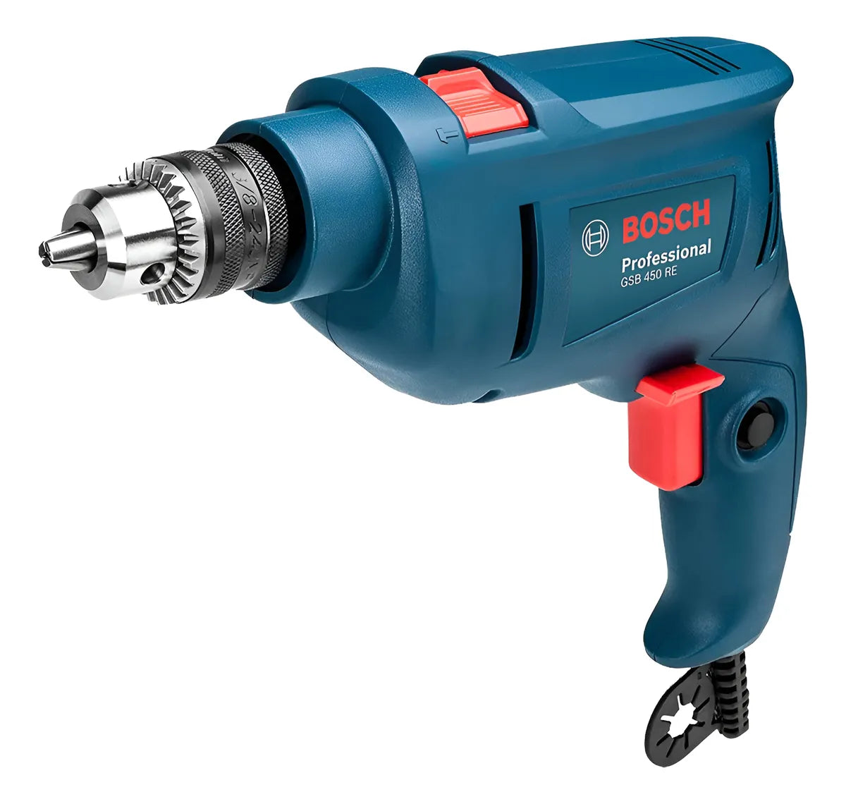Taladro Bosch 3/8 450w V Variable Gsb450 Re (06011b50g0) Azul Mediano