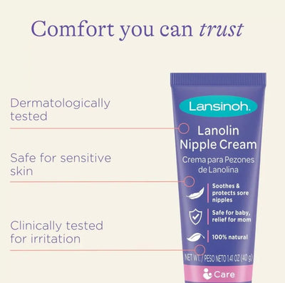 Crema Pezones Lanolina Para Mamás Lactantes Lansinoh 40g