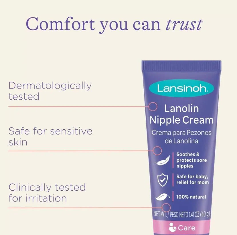Crema Pezones Lanolina Para Mamás Lactantes Lansinoh 40g