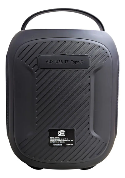 Parlante Bluetooth Gh 25w Color Negro