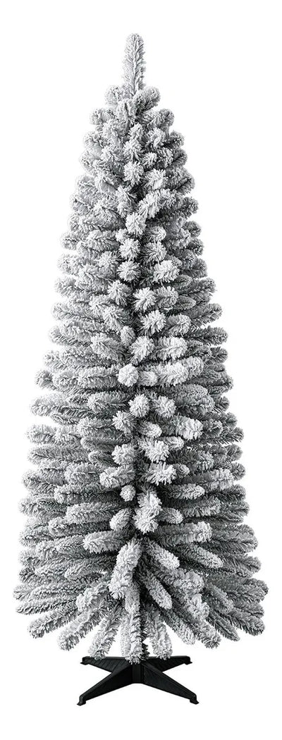 Árbol De Navidad Nevado 319 Ramas-198 Cm Verde