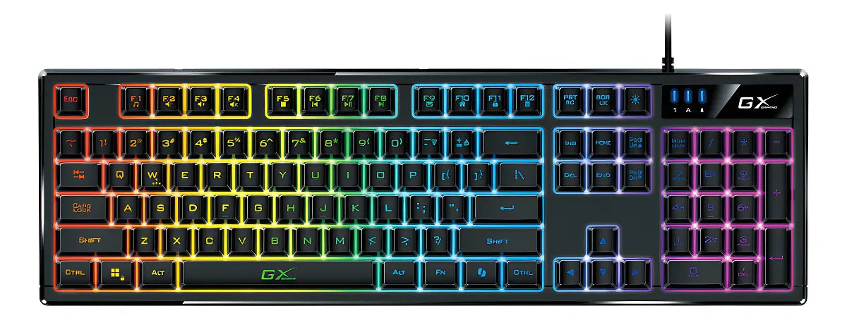 Teclado Genius Scorpion K7 Teclado Negro Idioma Español Latinoamérica