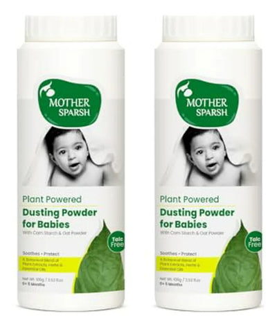 Polvo Natural Sin Talco Para Bebés, 100 G (pack De 2)