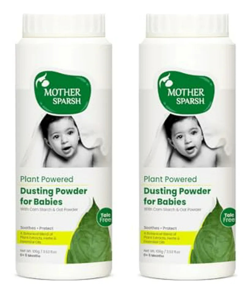 Polvo Natural Sin Talco Para Bebés, 100 G (pack De 2)
