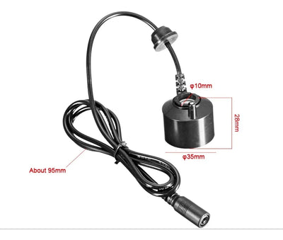 Kit Humidificador + Adaptador 24v, Incubadora, Vivero Negro