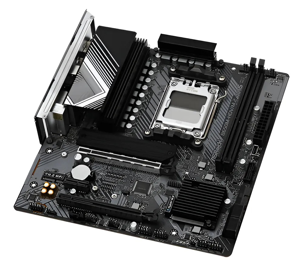 Motherboard Asrock B650m-hdv/m.2 Amd Am5 Ddr5 Color Negro