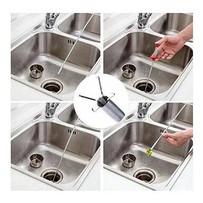 Desatascador De Desagües Y Limpiador De Tuberías - Pack De 6