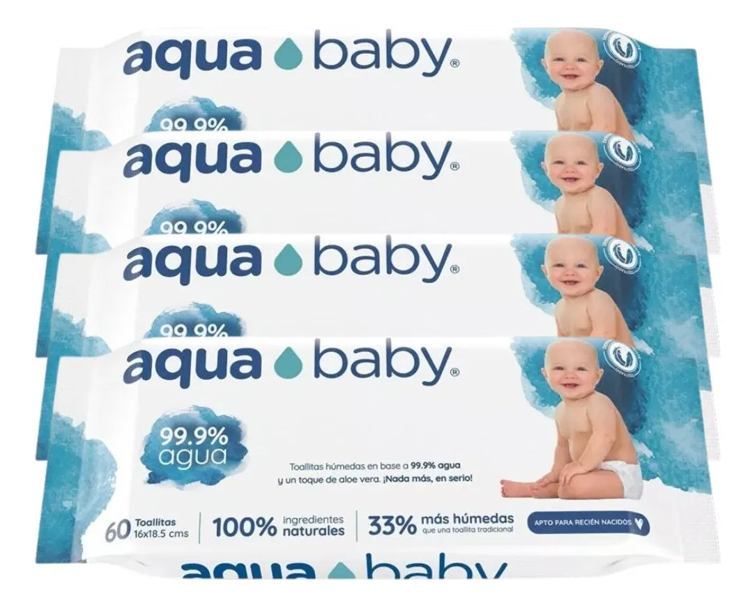 Toallitas Húmedas Aqua Baby 240 Unidades