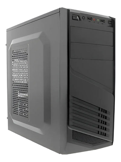 Chasis Mini Atx Xtech Xtq200 Con Fuente Genérica 600w Color Negro