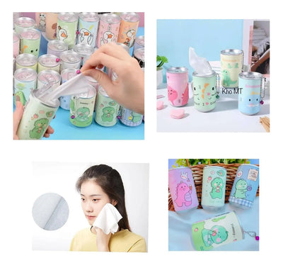 Pañitos Humedos X6 Lata Kawaii