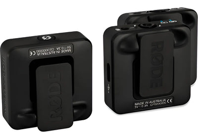 Micrófonos Rode Wireless GO II Condensador Omnidireccional color negroS