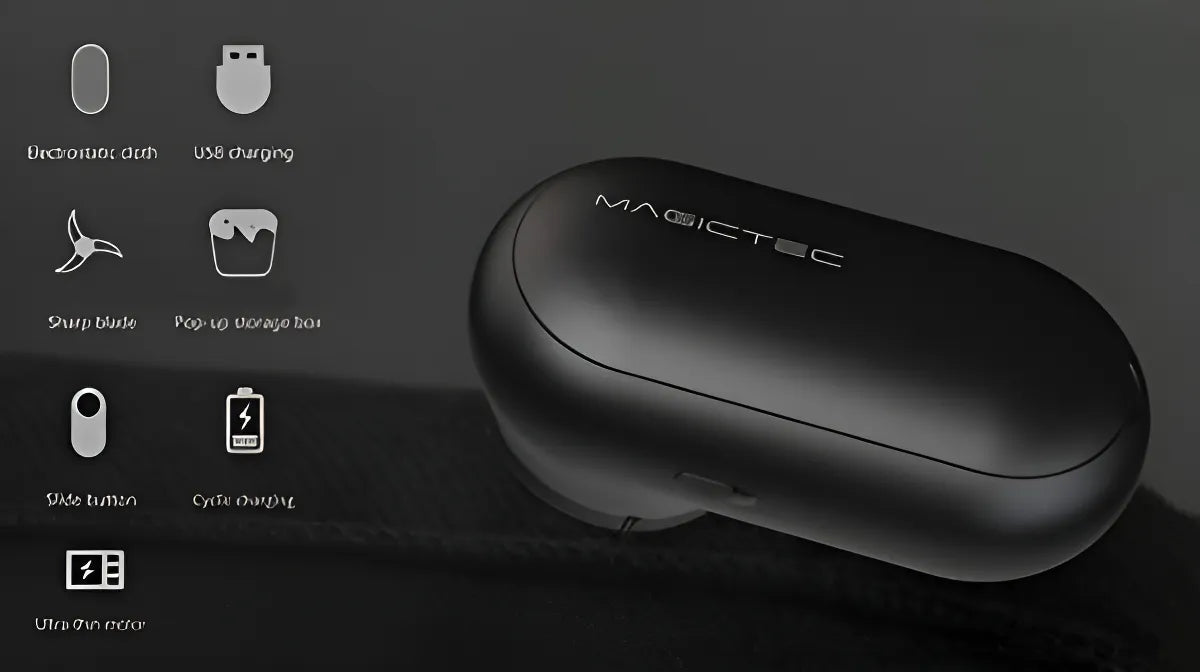 Afeitadora De Telas Recargable, Removedor De Pelusa Magictec