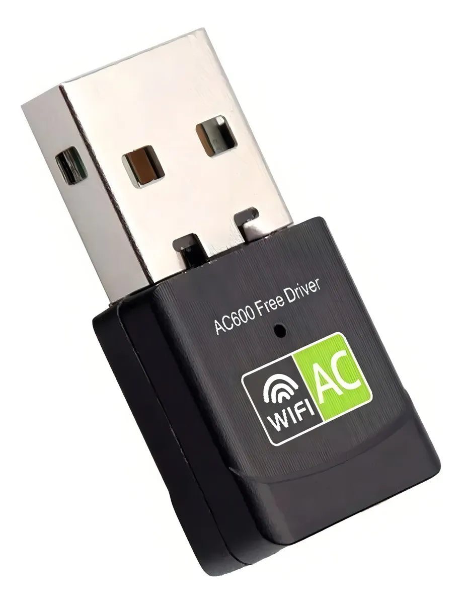 Adaptador WiFi inalámbrico de doble banda 5G Ac de 2,4/5 GHz 600 Mbps