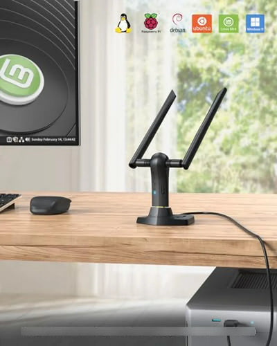 Adaptador Wifi Brostrend 1200mbps Para Múltiples Sistemas Op