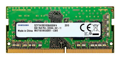 Memoria RAM color verde 8GB 1x8GB Samsung M471A1K43DB1-CWE
