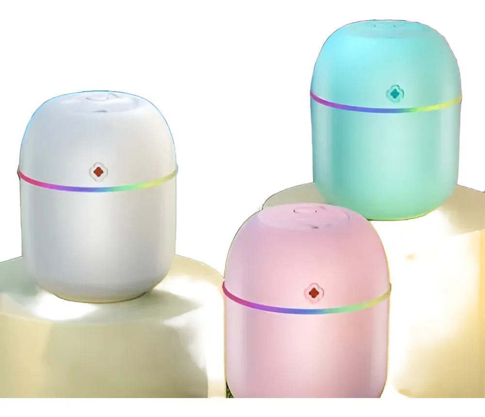 Humificador Pequeño 220ml Blanco, Rosa, Azul - Rosa