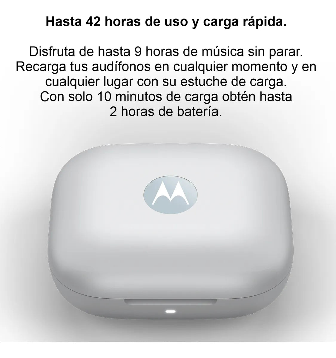 Motorola Moto Buds, Auriculares Bt 5.3 Anc Hi-res Audio, Lbl Celeste