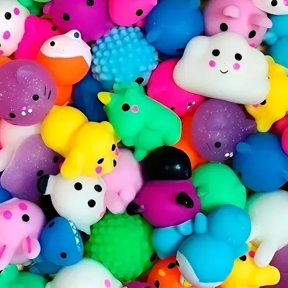 10 unidades de compresión antiestrés Squish Squishy Pets