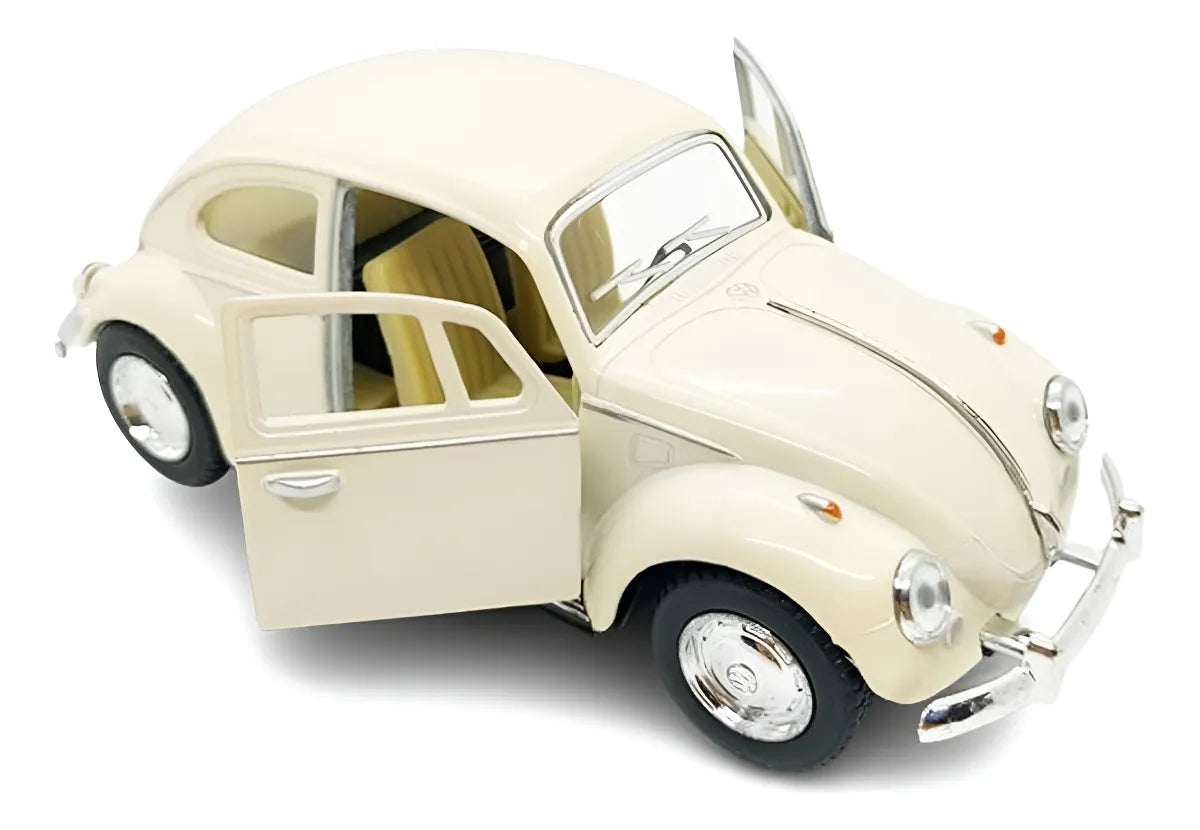 Volkswagen Beetle Beige 1967 KT5057d 75 en miniatura de metal