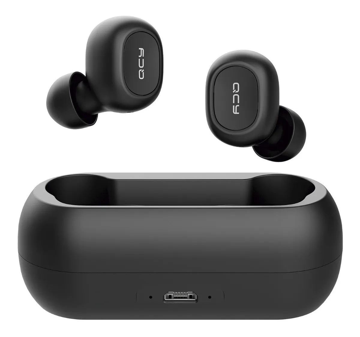 Audífonos In Ear Inalámbricos QCY T1C Auriculares Bluetooth 5.1 con Manos Libres 20 Horas Sonido Personalizado via App Diseño Ultraportátil Color Negro