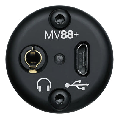 Micrófono Shure MV88 + Video Kit Condensador Cardioide color negroS