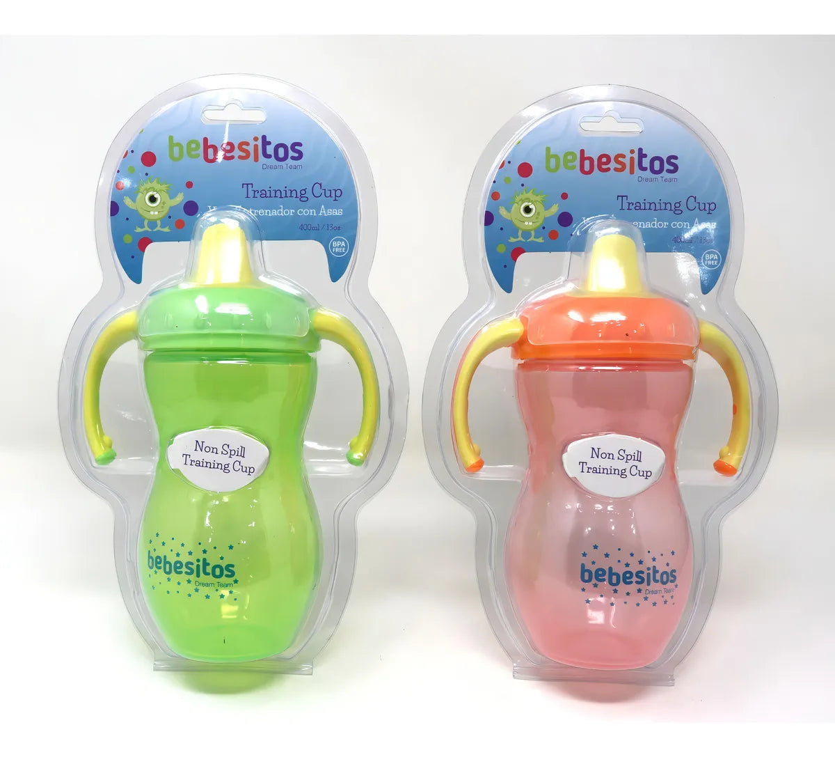 Vaso Entrenador Antiderrame 13 Oz Bebesitos Color Naranja