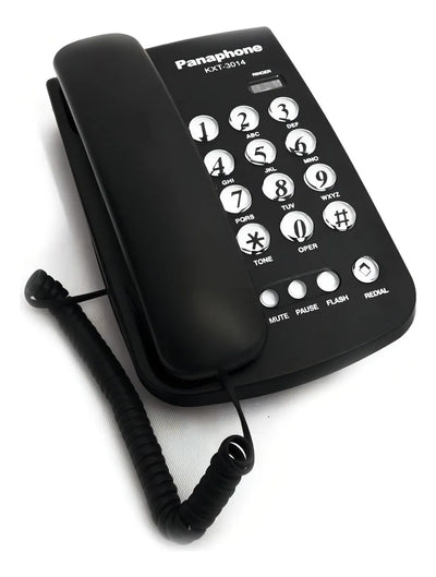 Teléfono Panaphone kxt-3014 fijo - color negro