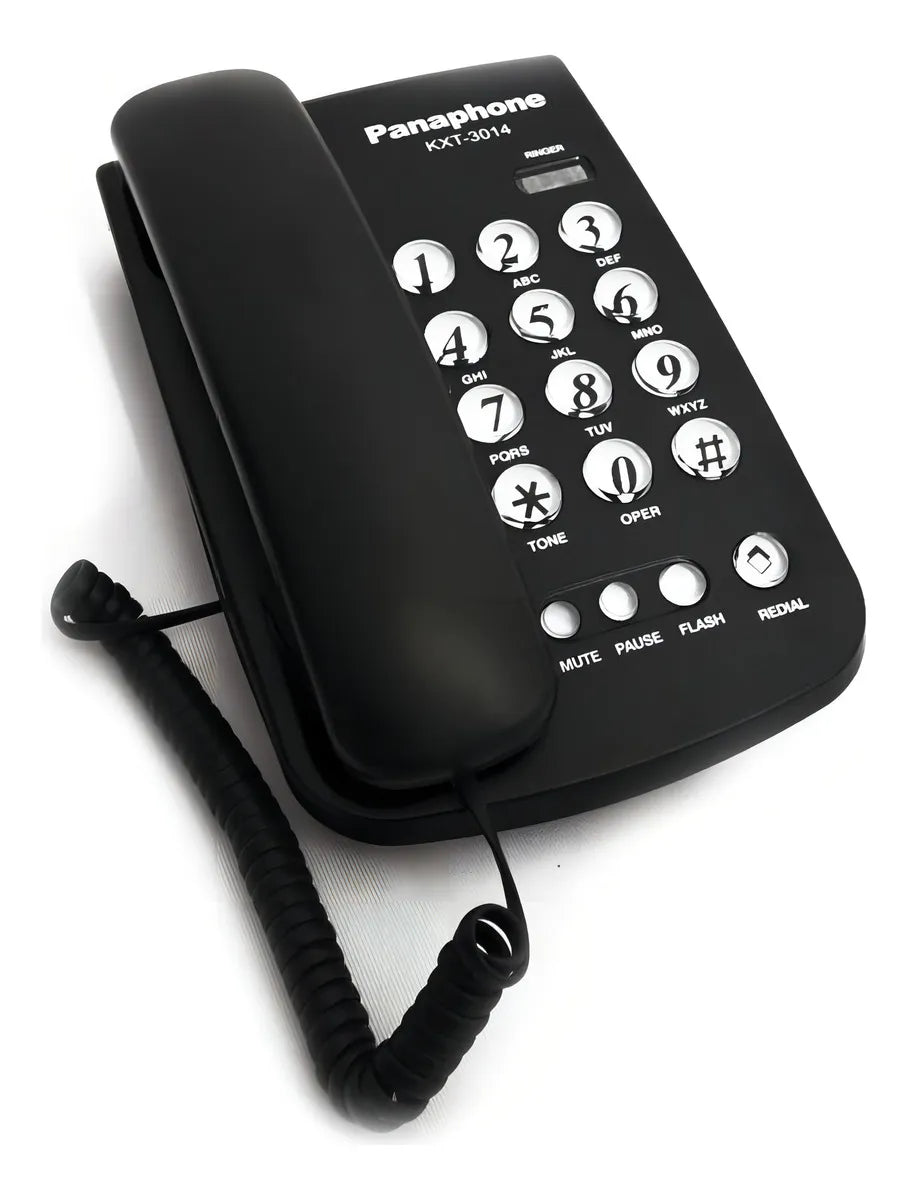 Teléfono Panaphone kxt-3014 fijo - color negro