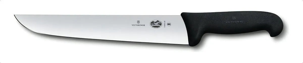 Cuchillo Carnicero De 25cm Mango Nylon Color Gris/Negro