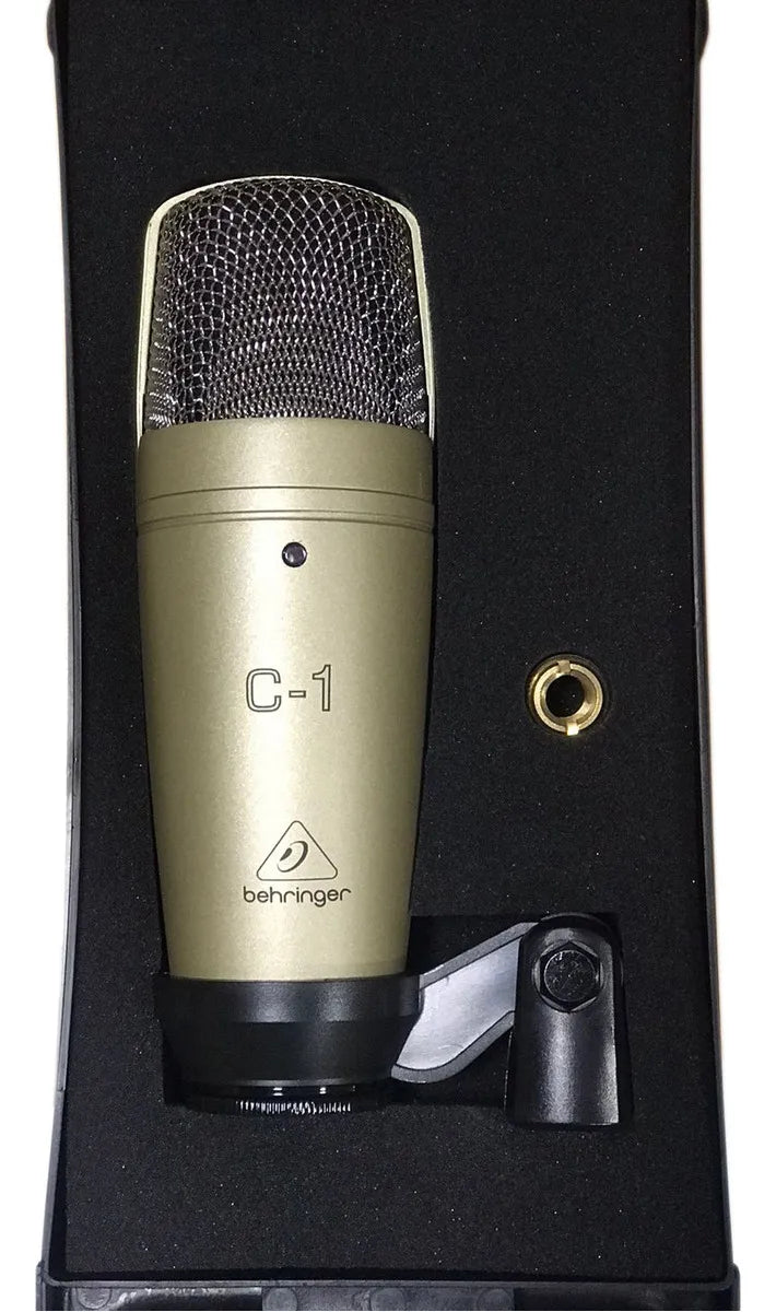 Micrófono Behringer C1 Condensador Cardioide Color Dorado
