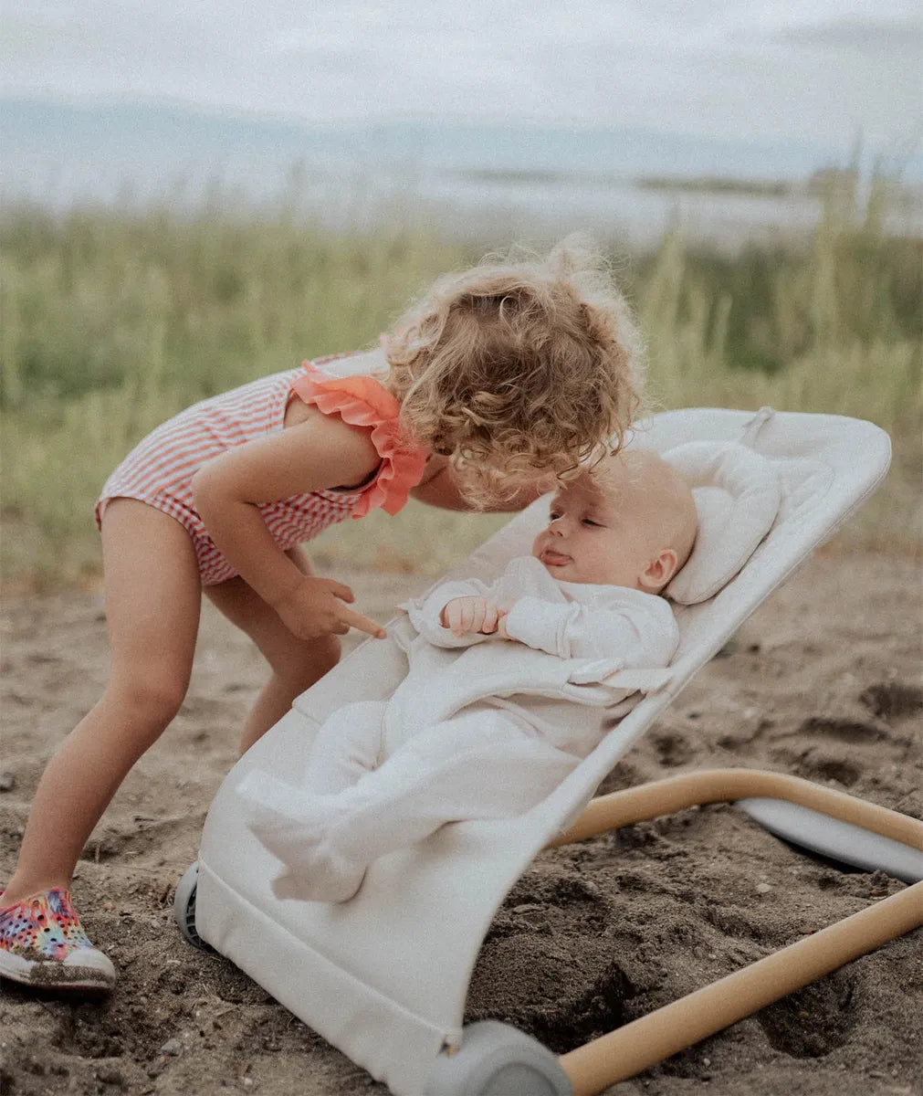 Moisés Para Bebés Fodoss Gorila Ergonómico Color Beige