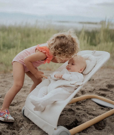 Moisés Para Bebés Fodoss Gorila Ergonómico Color Beige