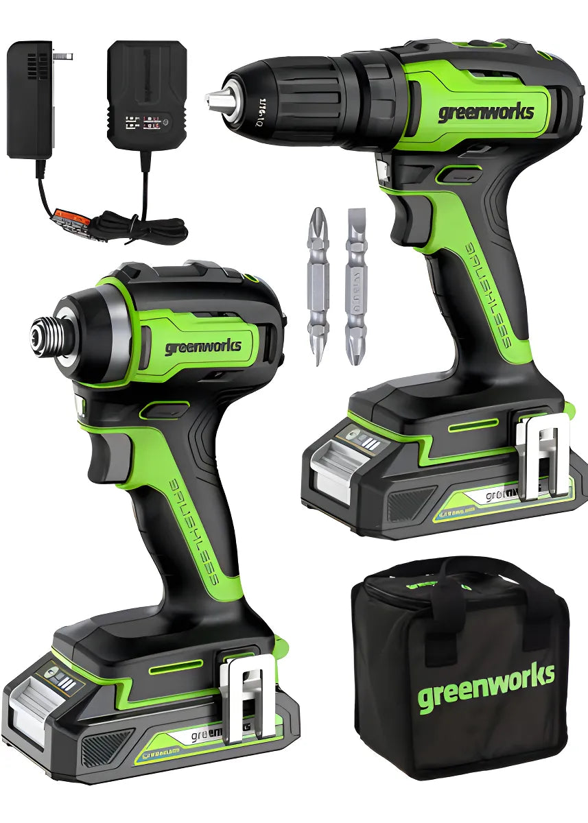 grado Profesional] Greenworks 24v Max Taladro Inalámbrico S Color Verde Frecuencia Sunrise Global Marketing, LLC Sunrise Global Marketing, LLC