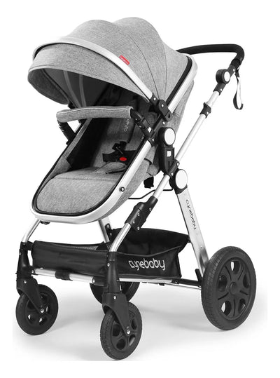 Coche De Bebe Para Recien Nacidos 2 En 1 Con Moisés 0 Meses Gris
