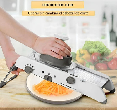 Picadora De Verduras Iboa Mandoline 18 En 1 Acero Inoxidable