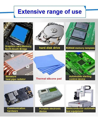 Thermal Pad Almohadilla Térmica 100x100x2mm 6,0 W/mk