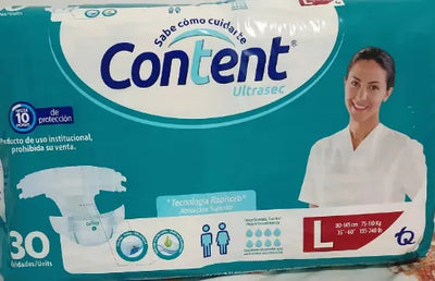 Content Ultrasec Talla L Son 90 Unidades L