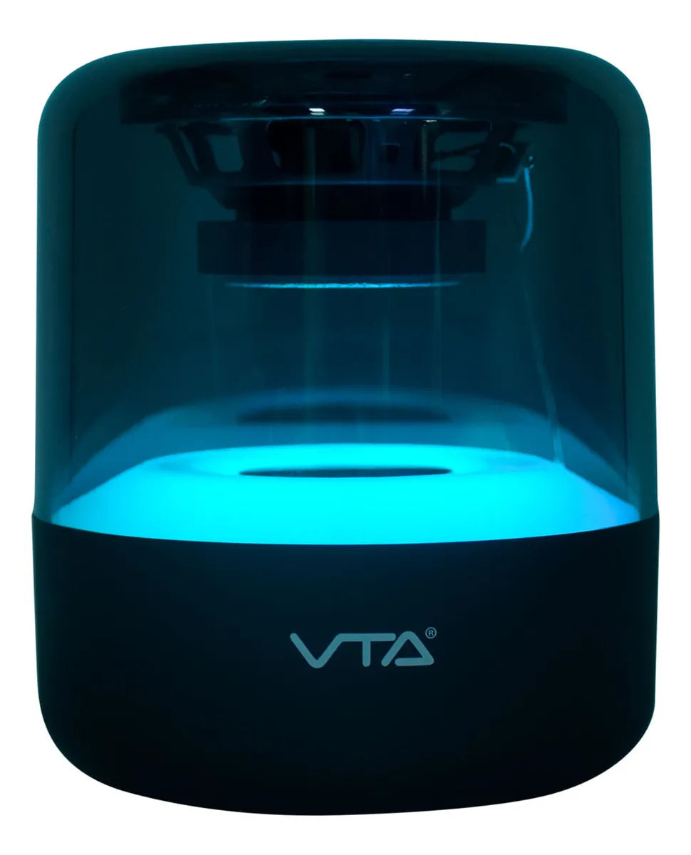 Parlante 10w Vta Bubble Con Radio Fm Color Negro