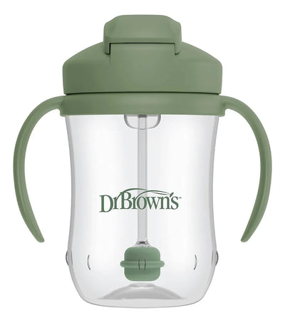 Vaso Entrenador Pitillo Dr. Brown's 9 Onz Verde Animalito